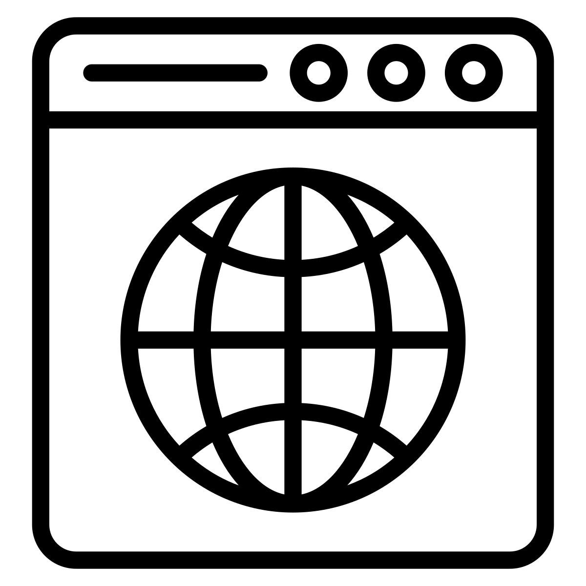 веб страница icon