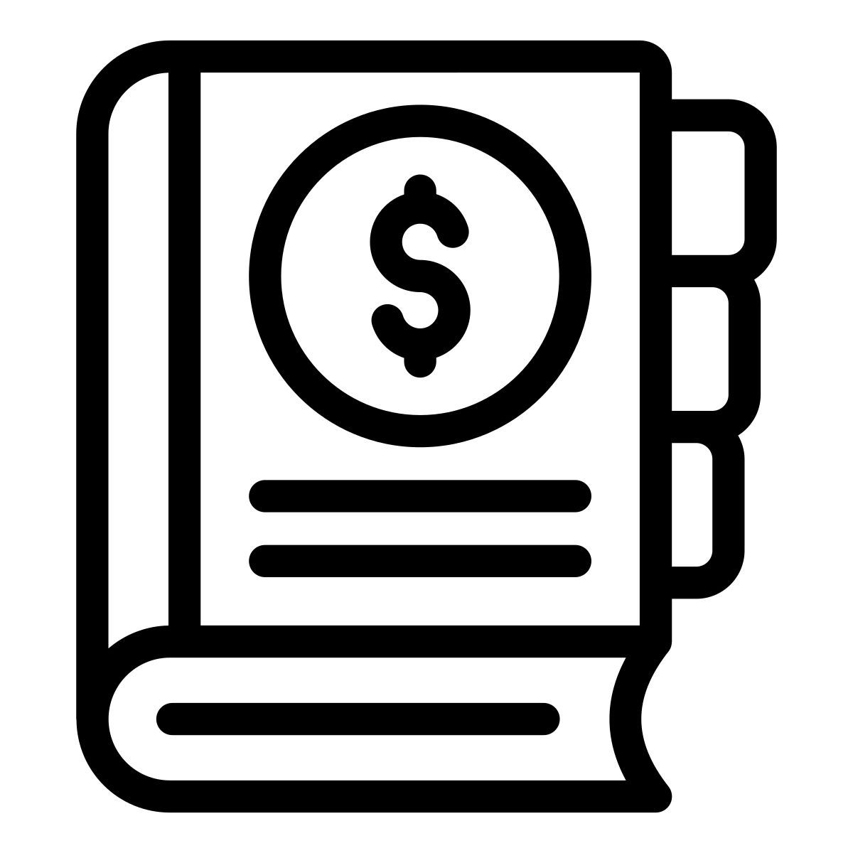 accounting book icon