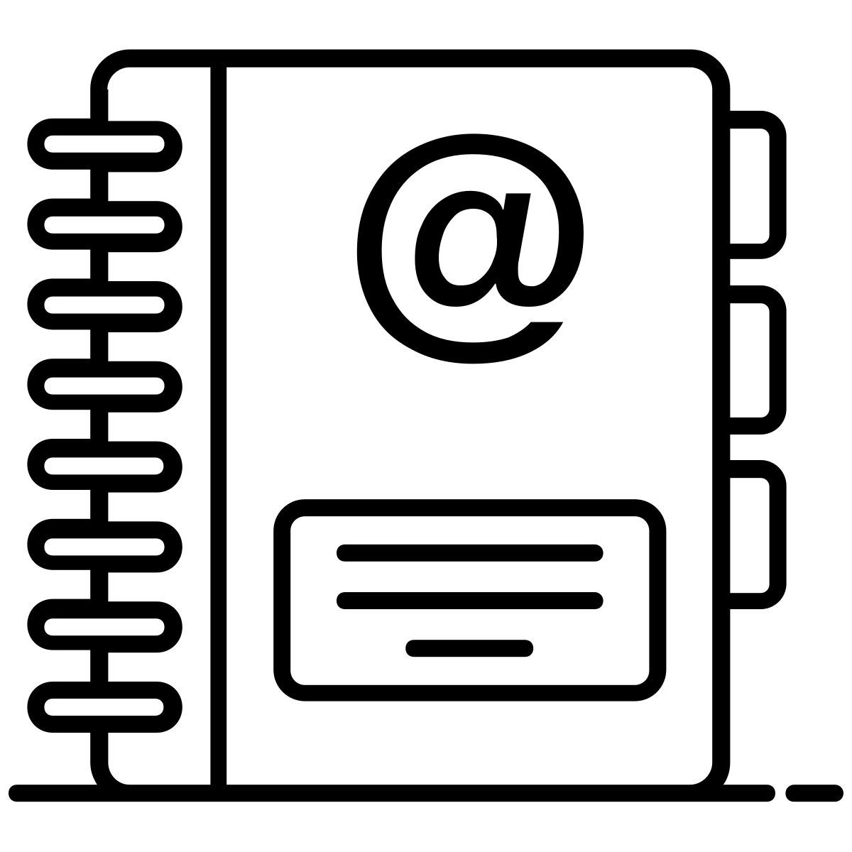 address book icon