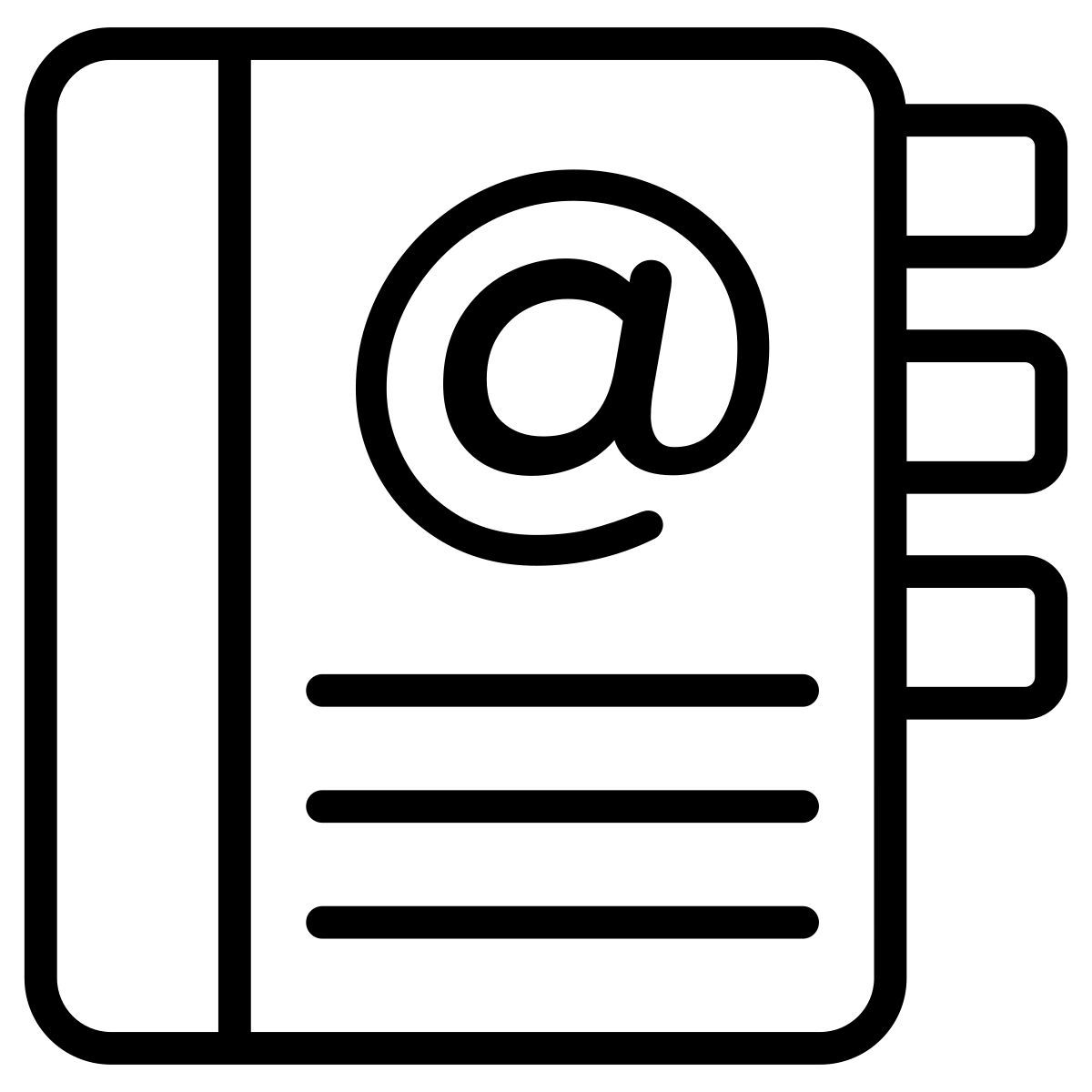 address book icon