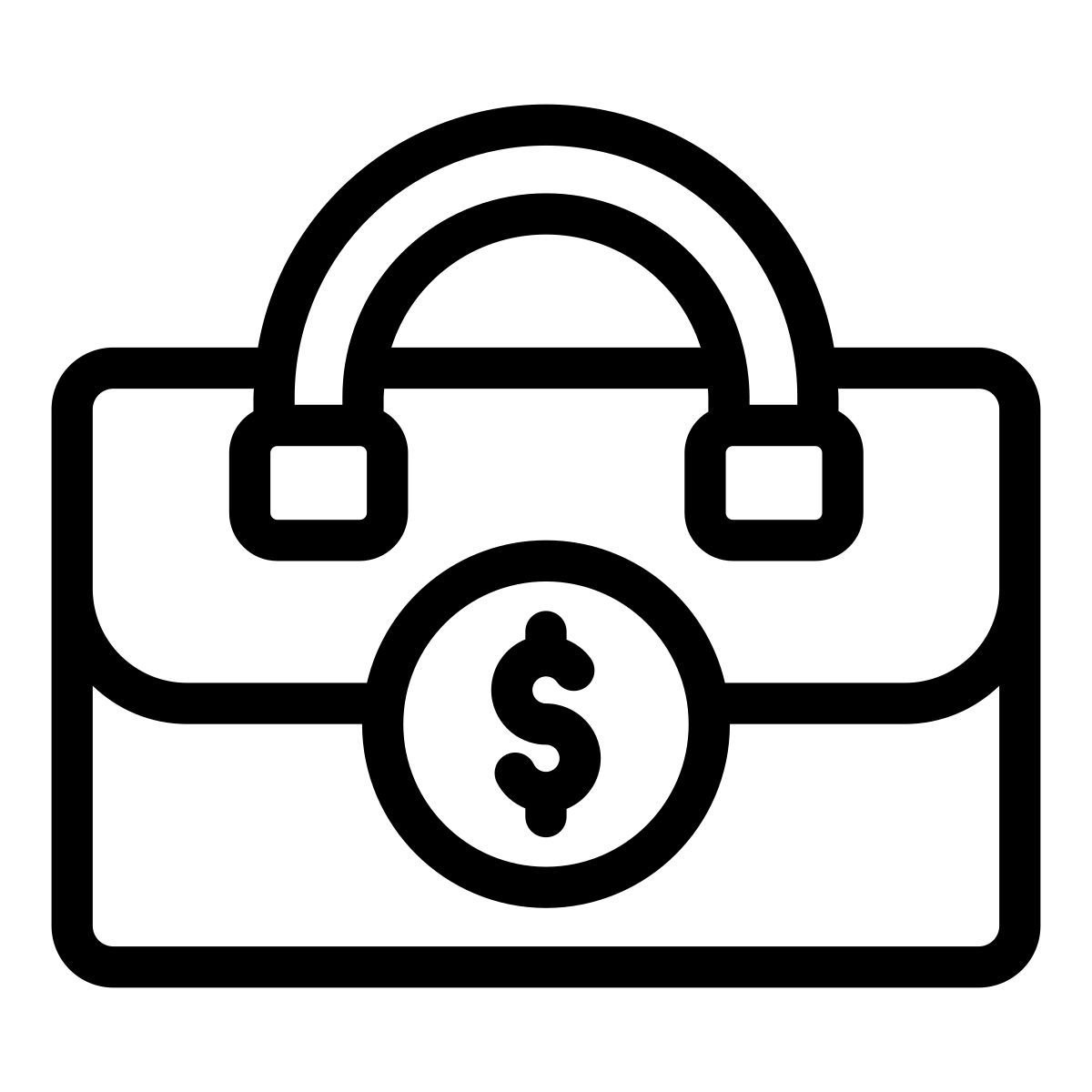 tasche vorderansicht icon
