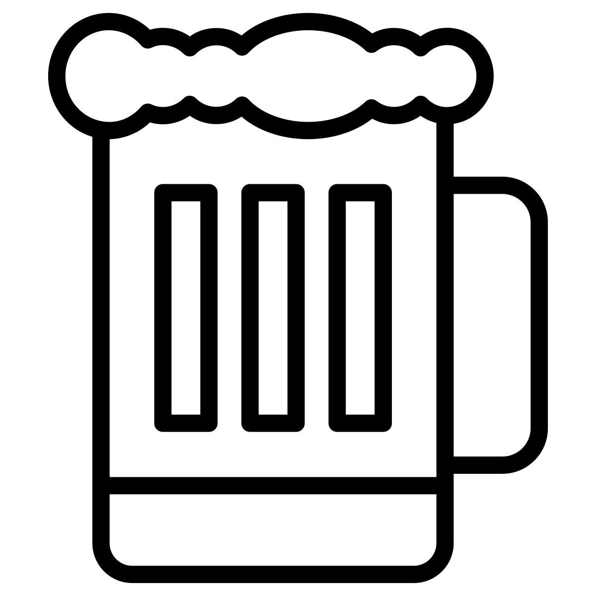 bayerischer bierkrug icon