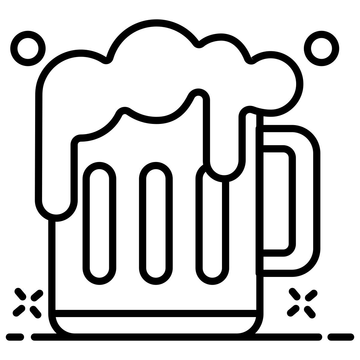 bayerischer bierkrug icon