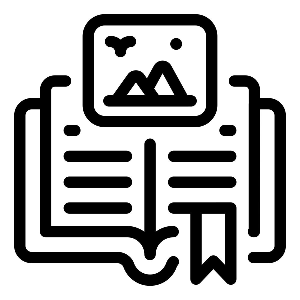 bookmarking icon