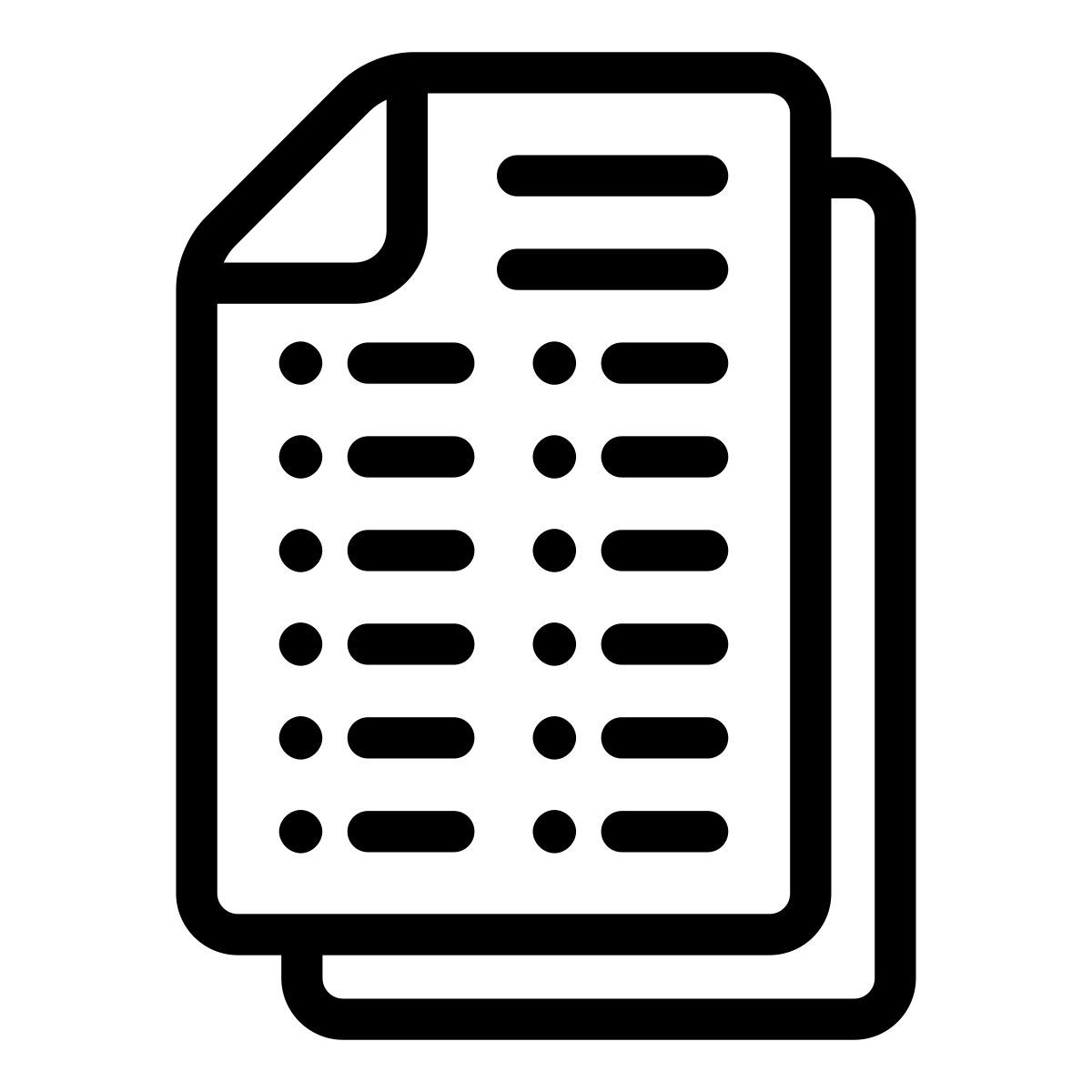 bullet list icon