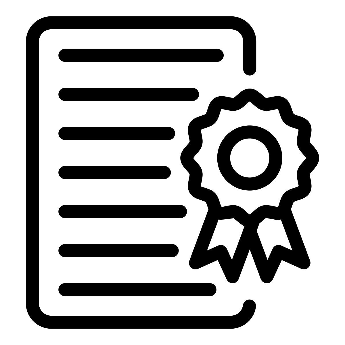 certificate icon