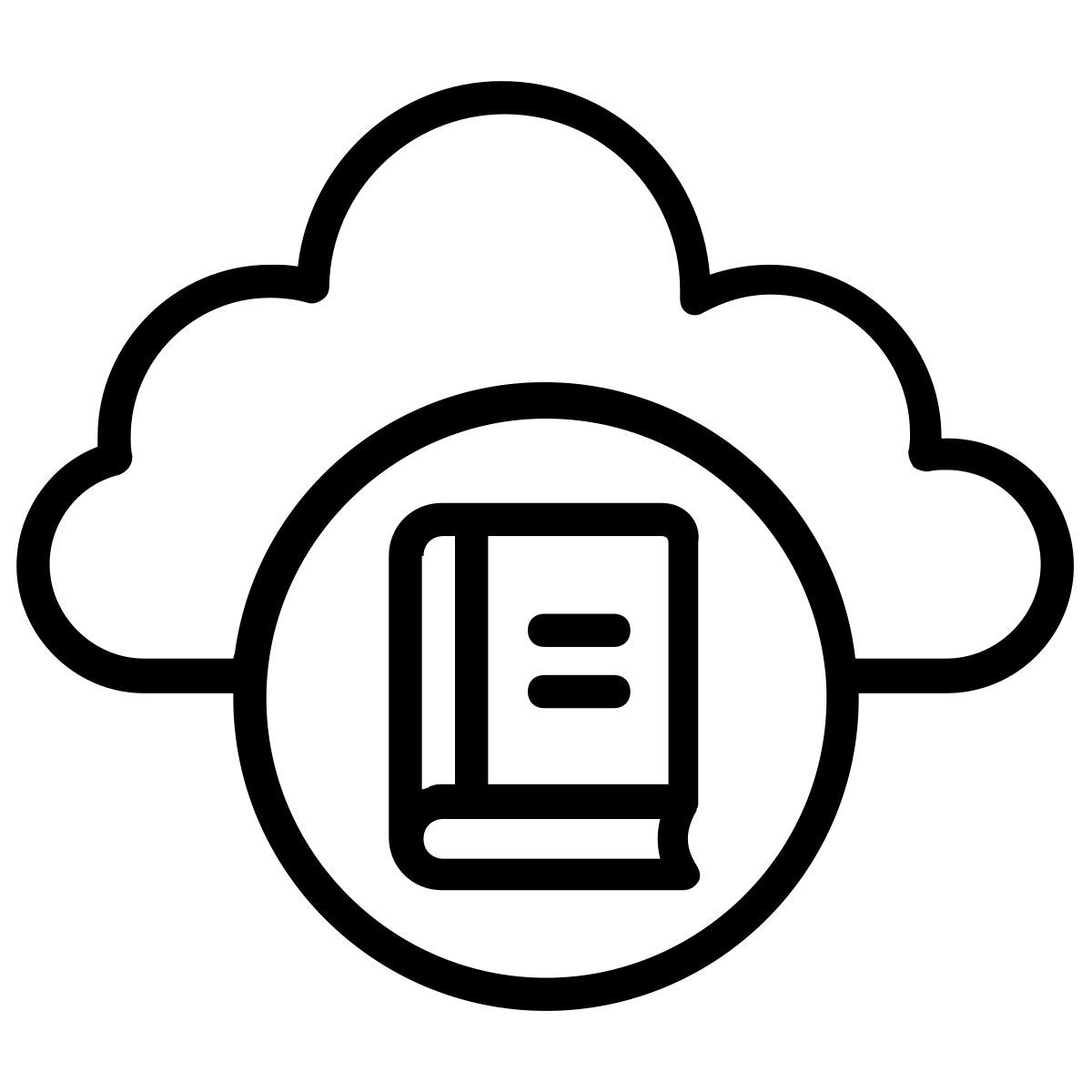 libreria cloud icon