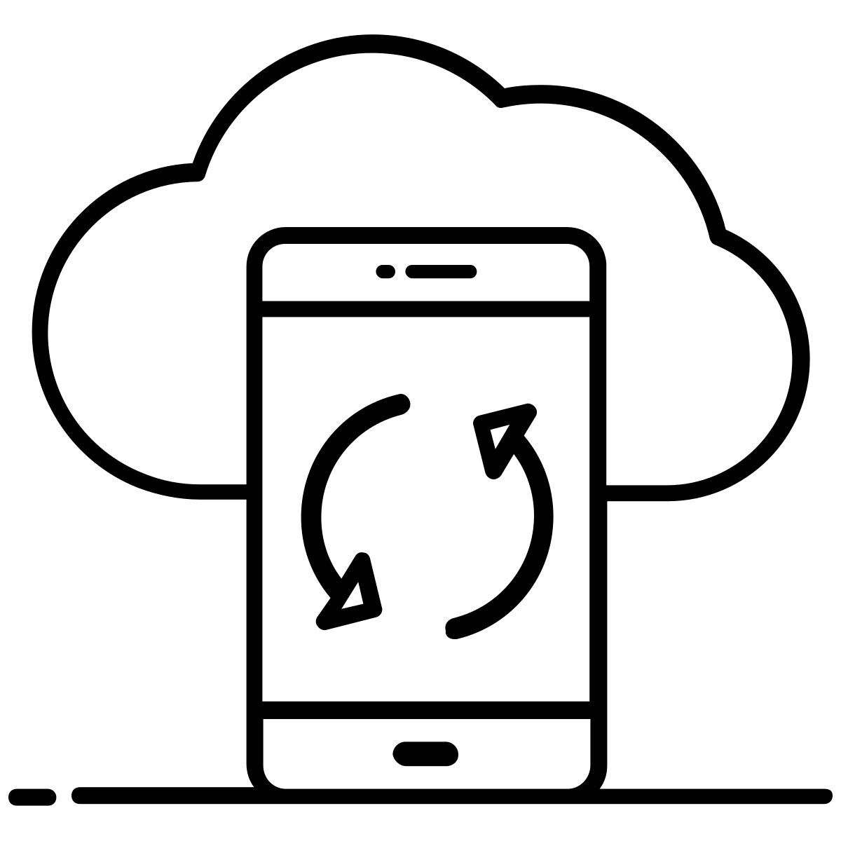 data synchronization icon