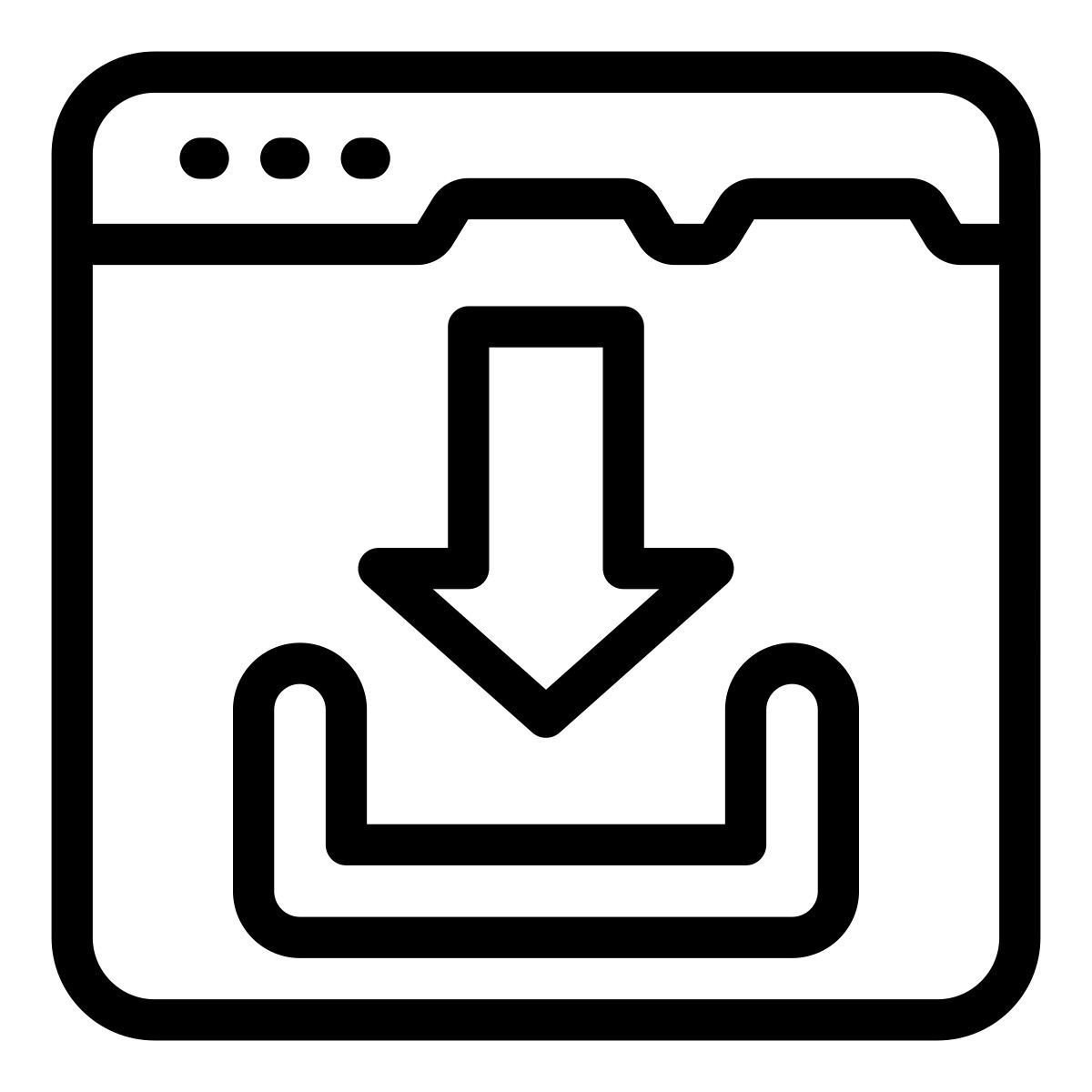 downloading icon