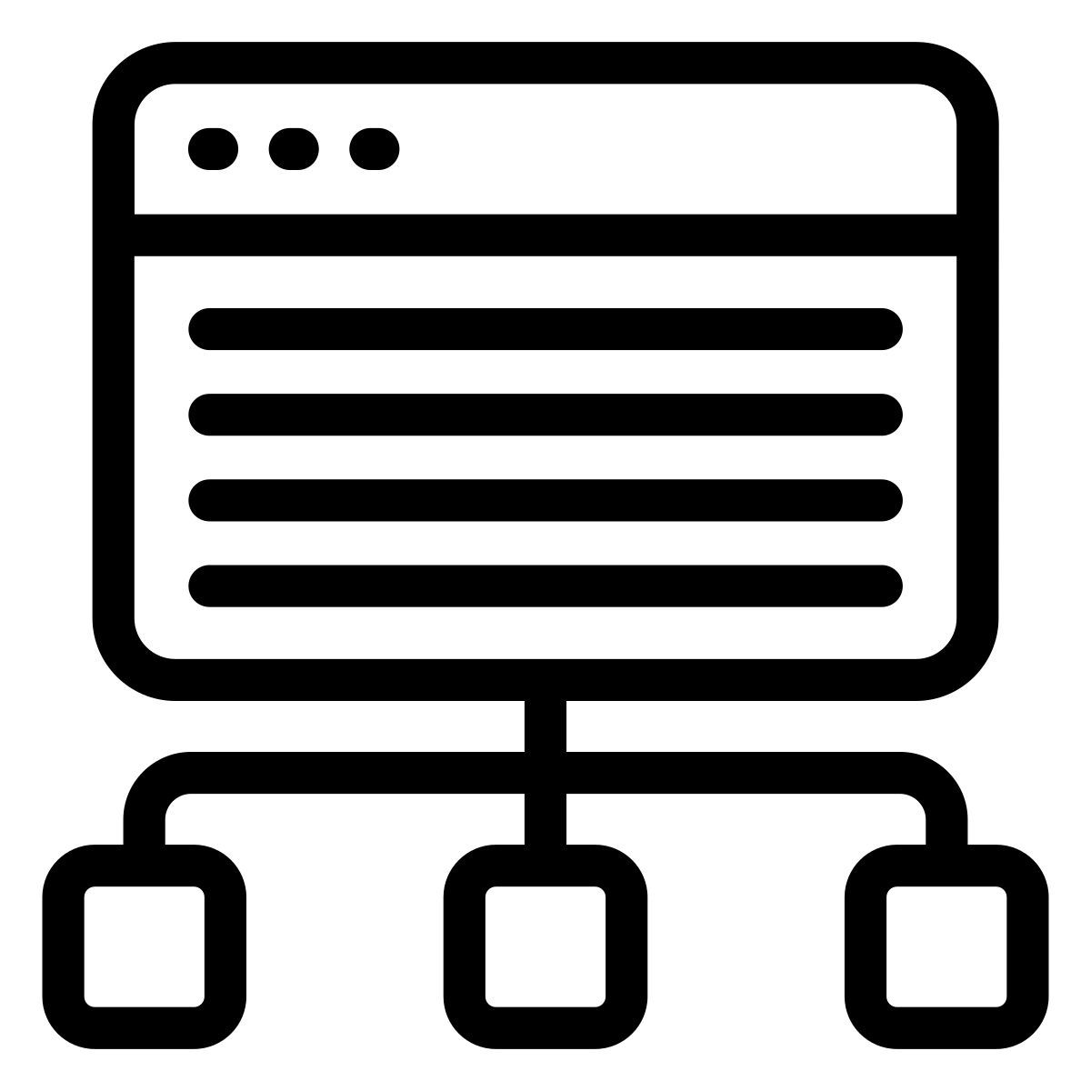 hierarchy structure icon