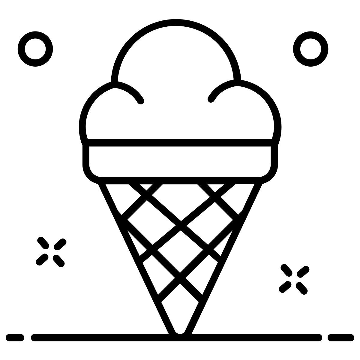 ice cream cone icon