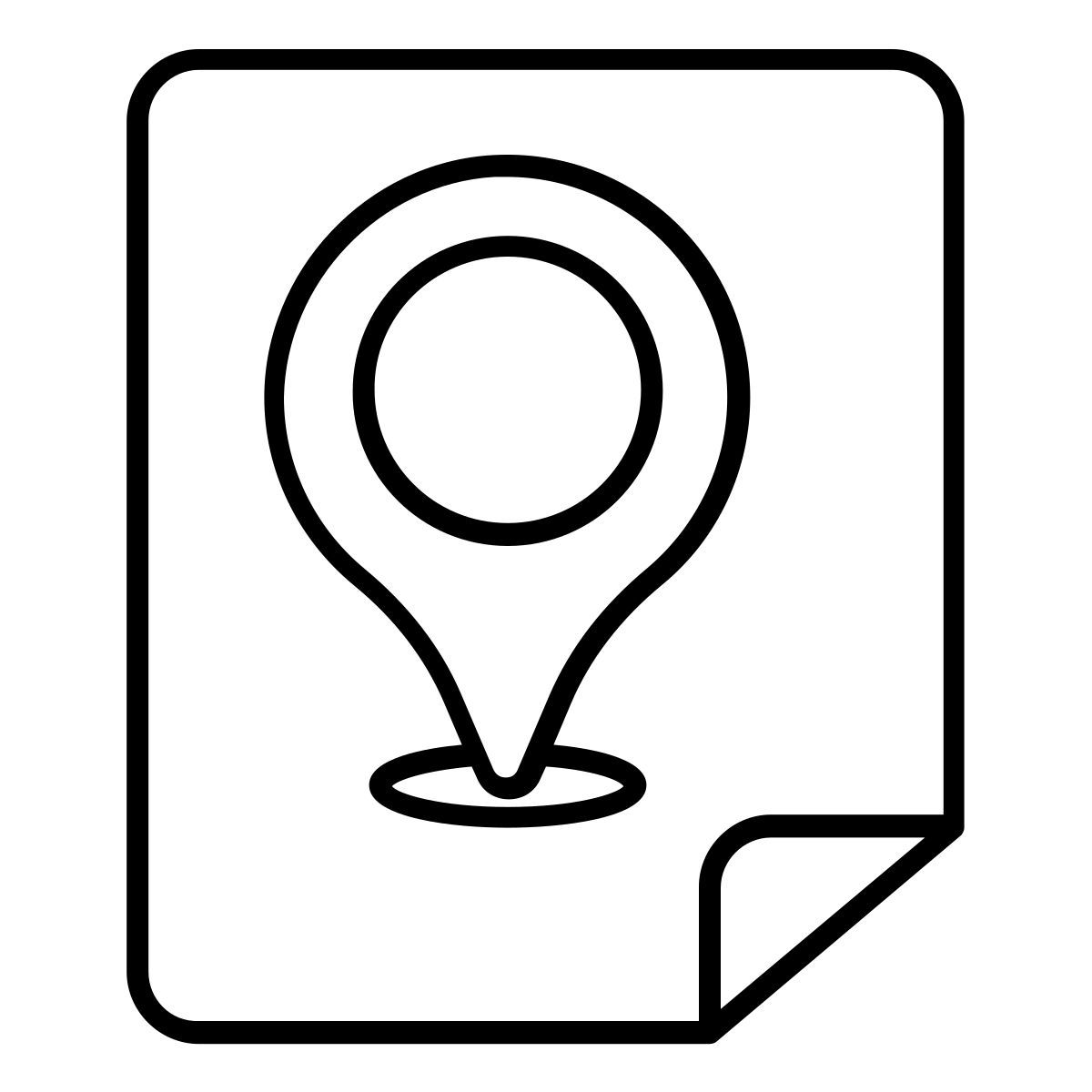 marque d'emplacement icon