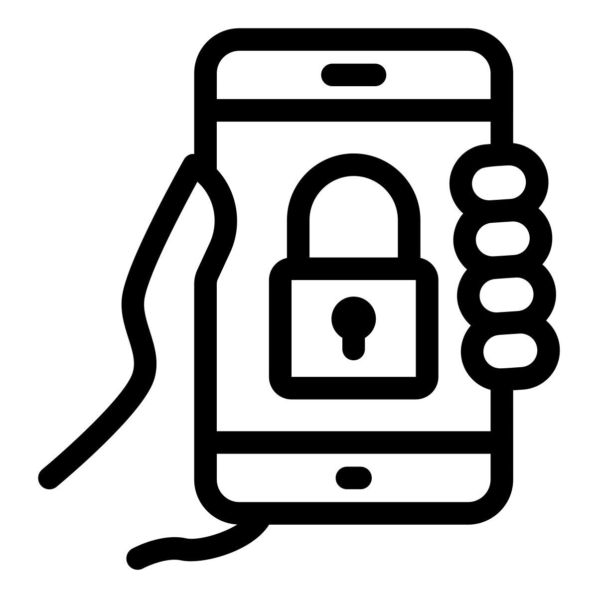mobile security icon