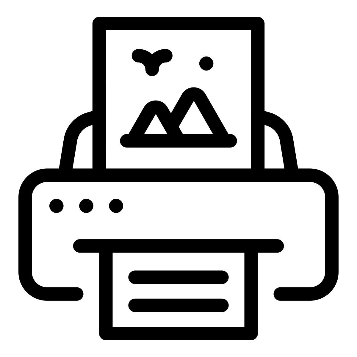 paper printer icon