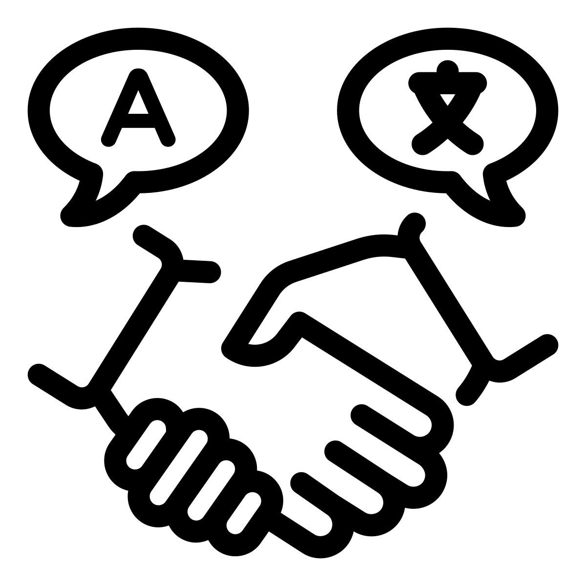 partnership handshake icon