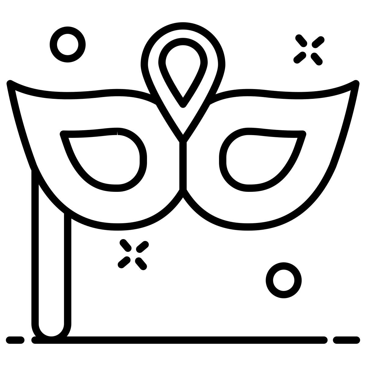 máscara de fiesta icon