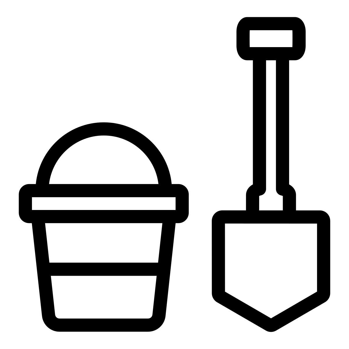 sand bucket icon