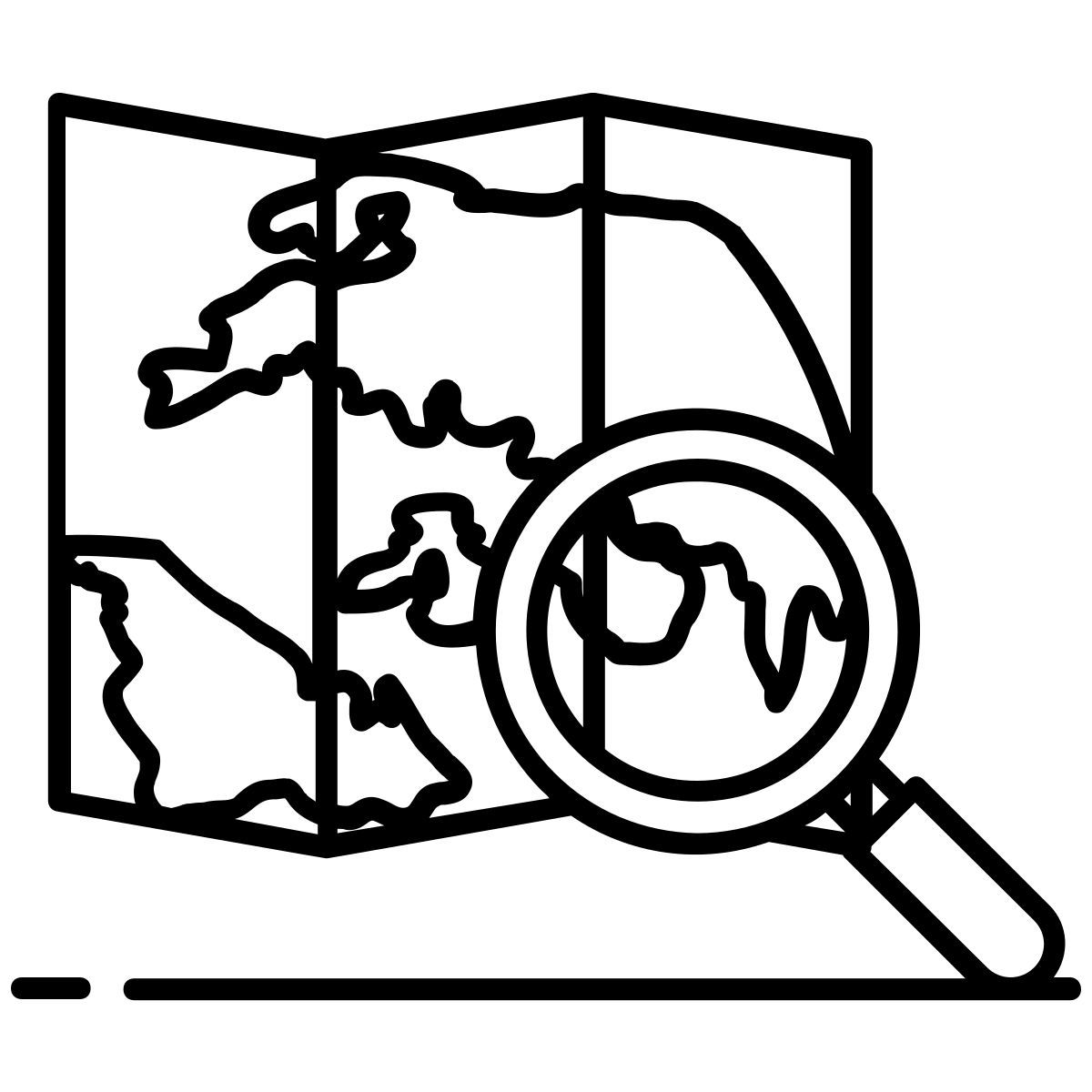 emplacement de recherche icon