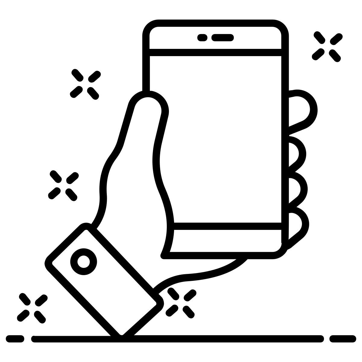 스마트폰 icon