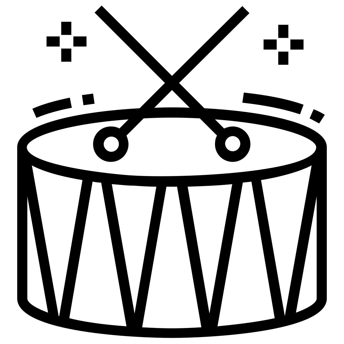 tambor militar pequeño icon