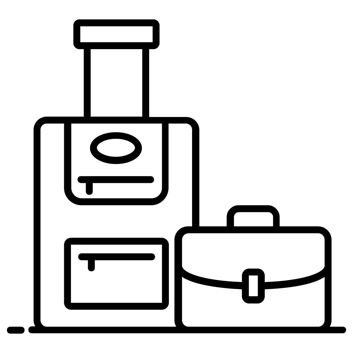 bolsa de viagem icon