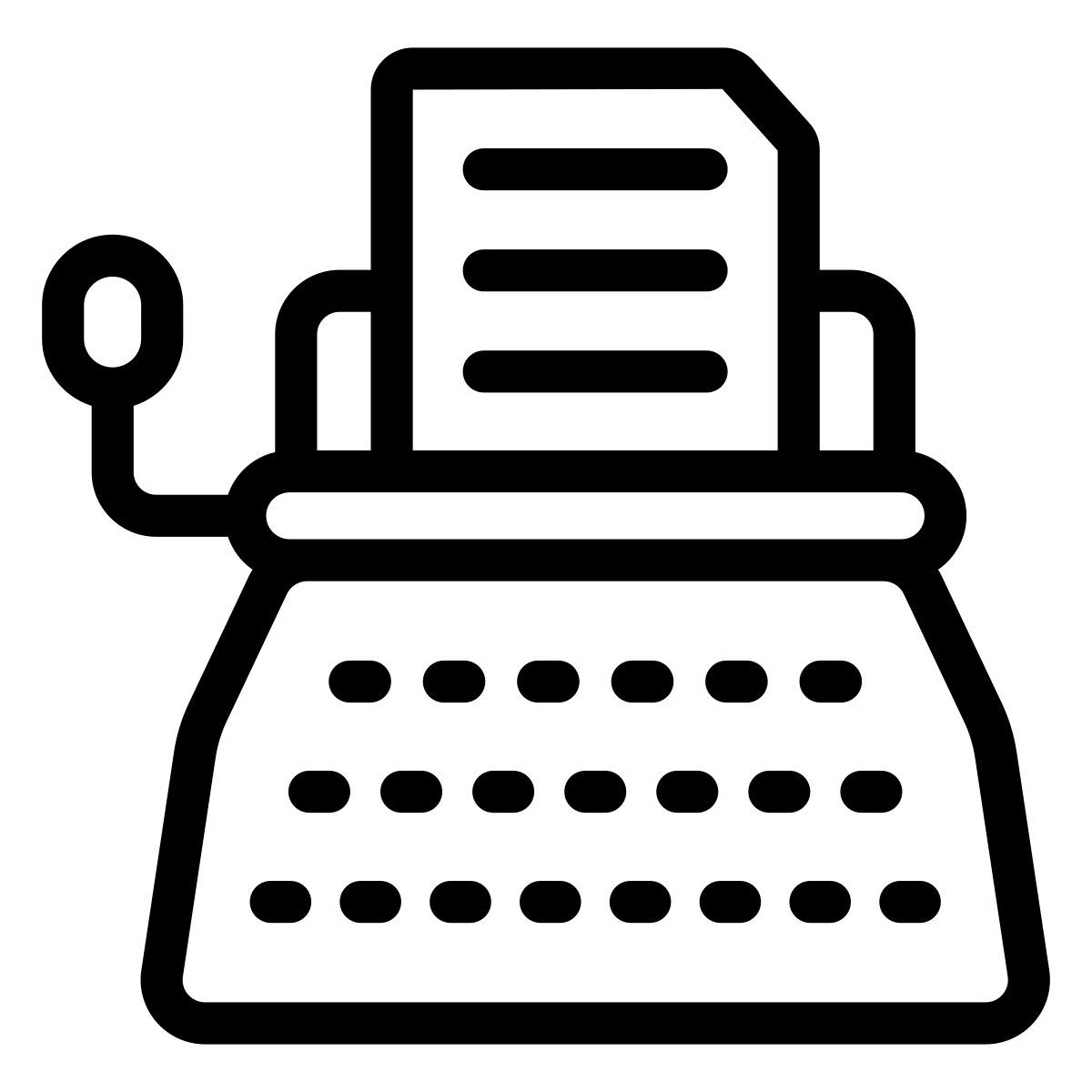 пишущая машинка icon