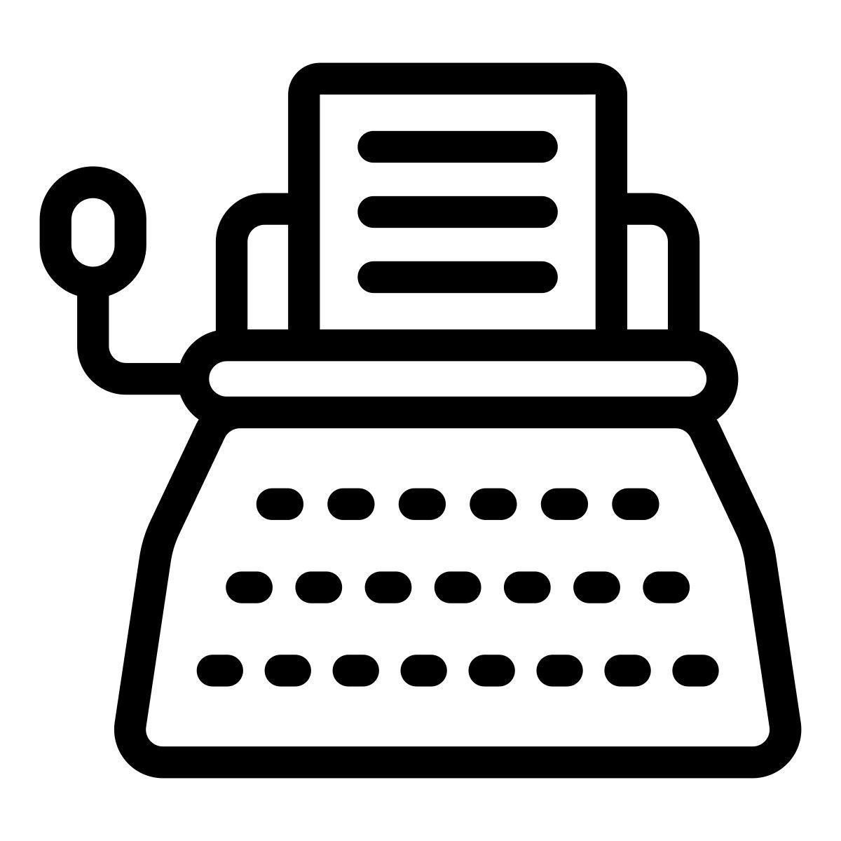 пишущая машинка icon