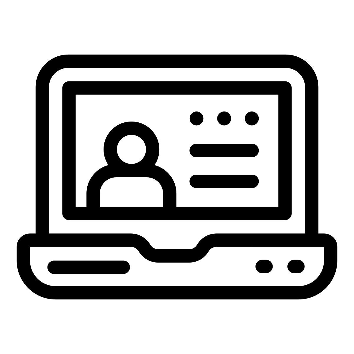 профиль пользователя icon