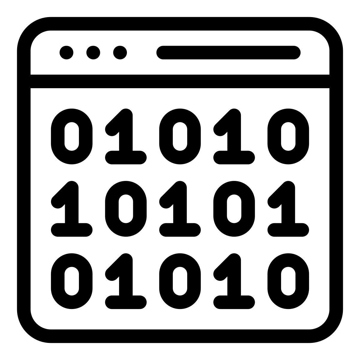 web codierung icon