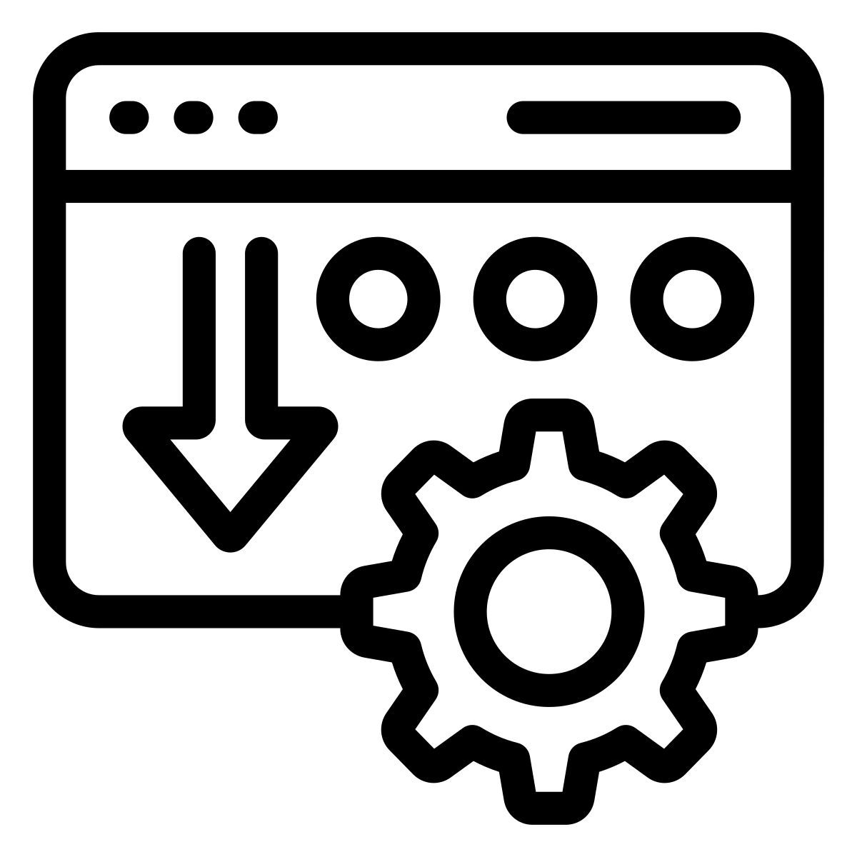 paramètres web icon