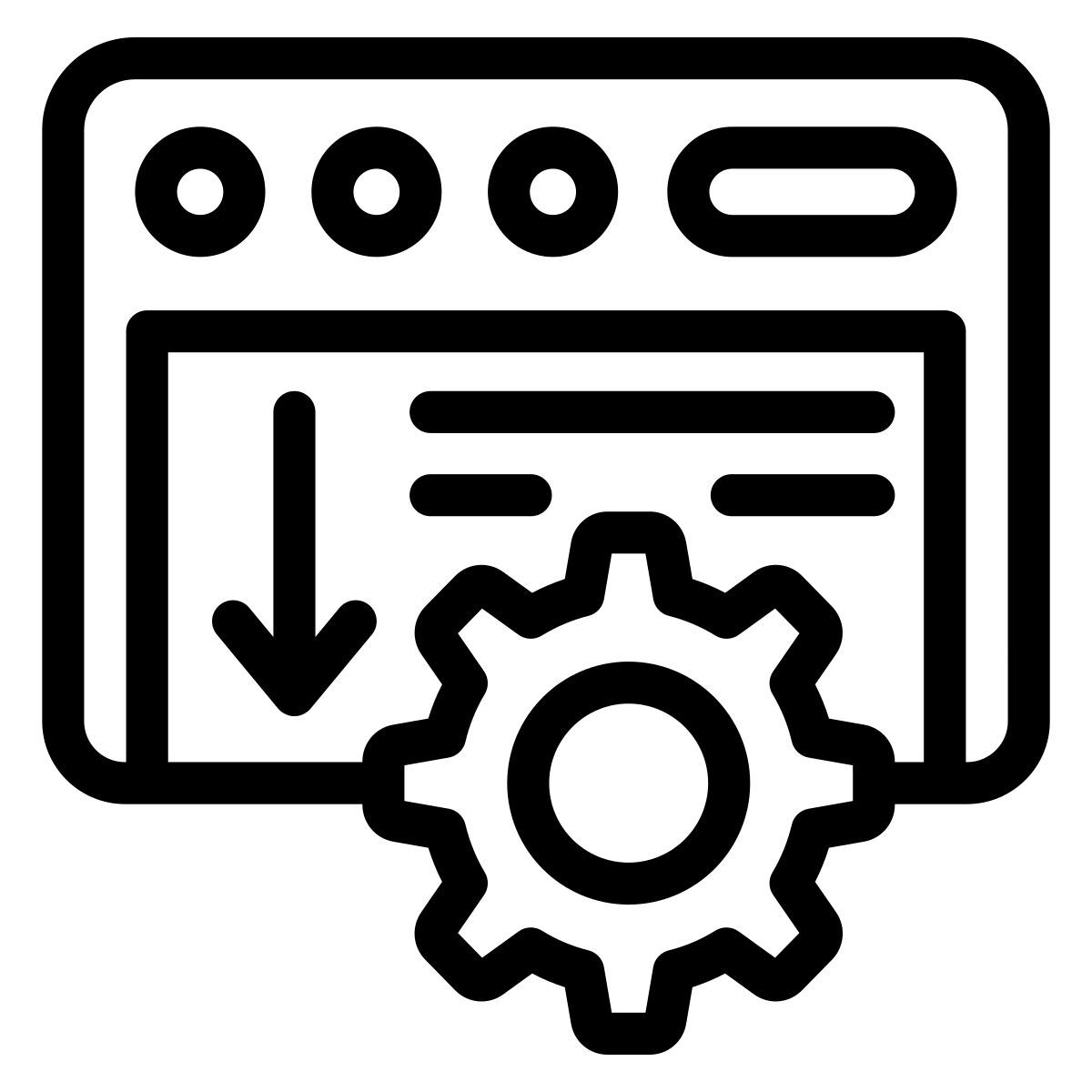 paramètres web icon