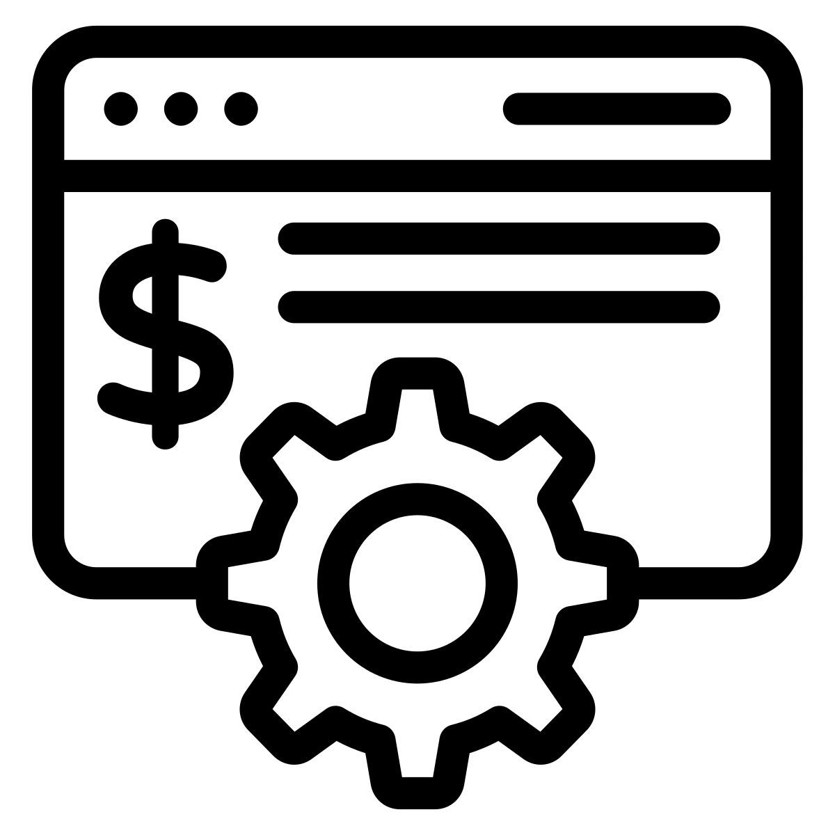 paramètres web icon