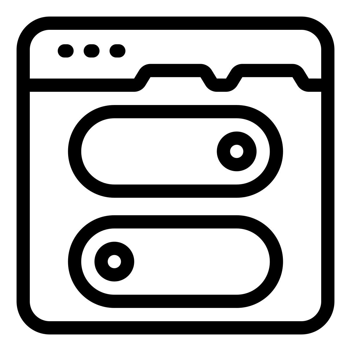 paramètres web icon