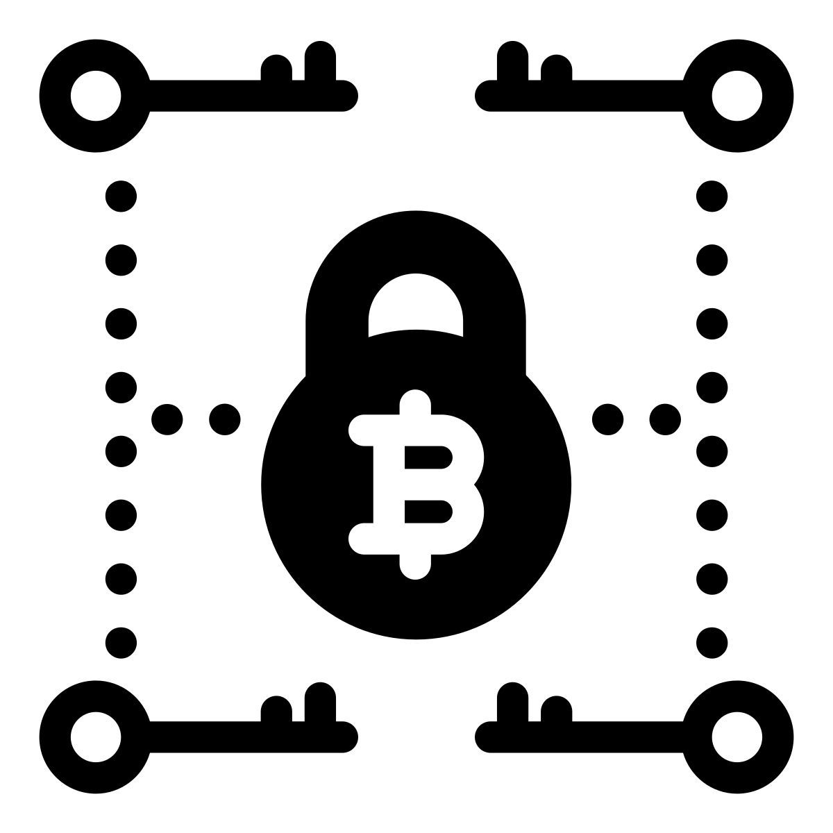 bitcoin verschlüsselung icon
