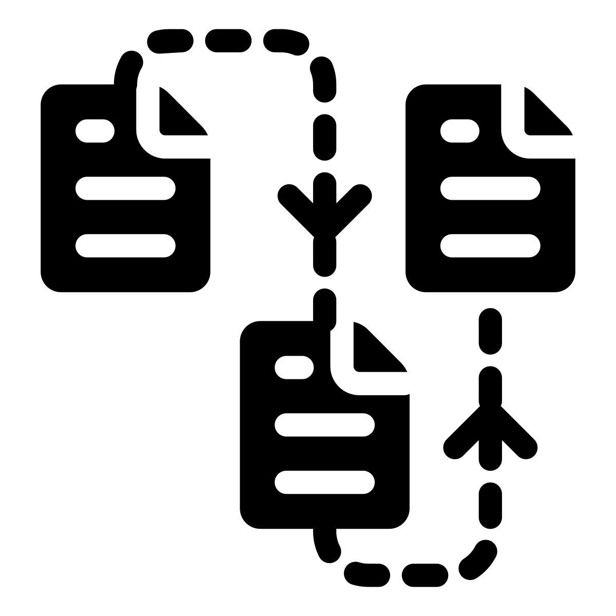 échange de données icon