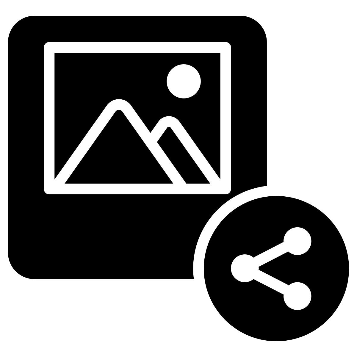 photo sharing icon