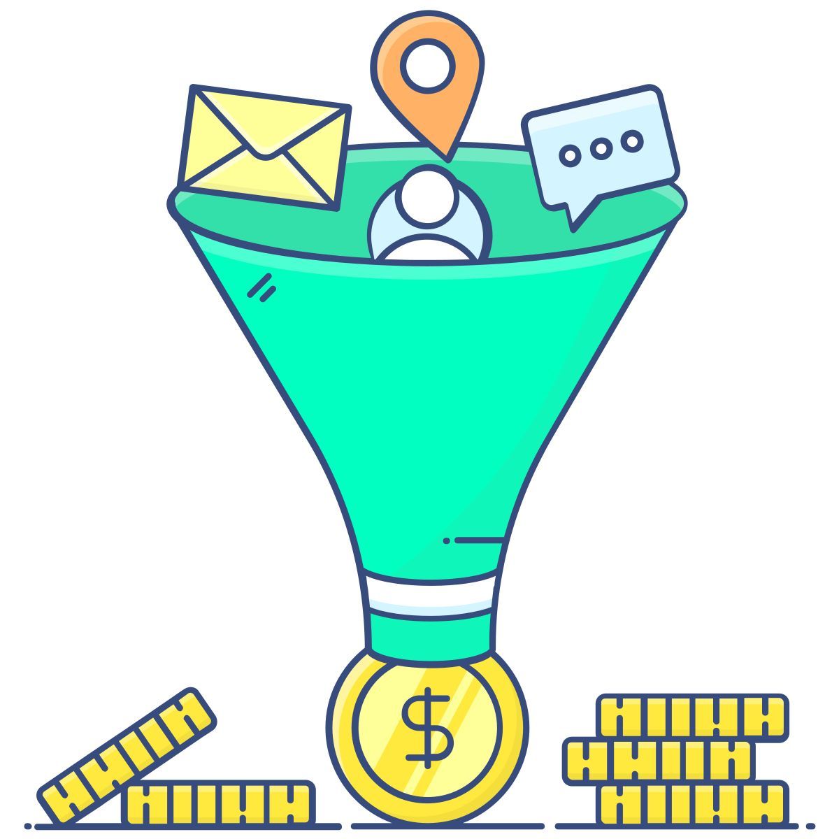 ad funnel icon