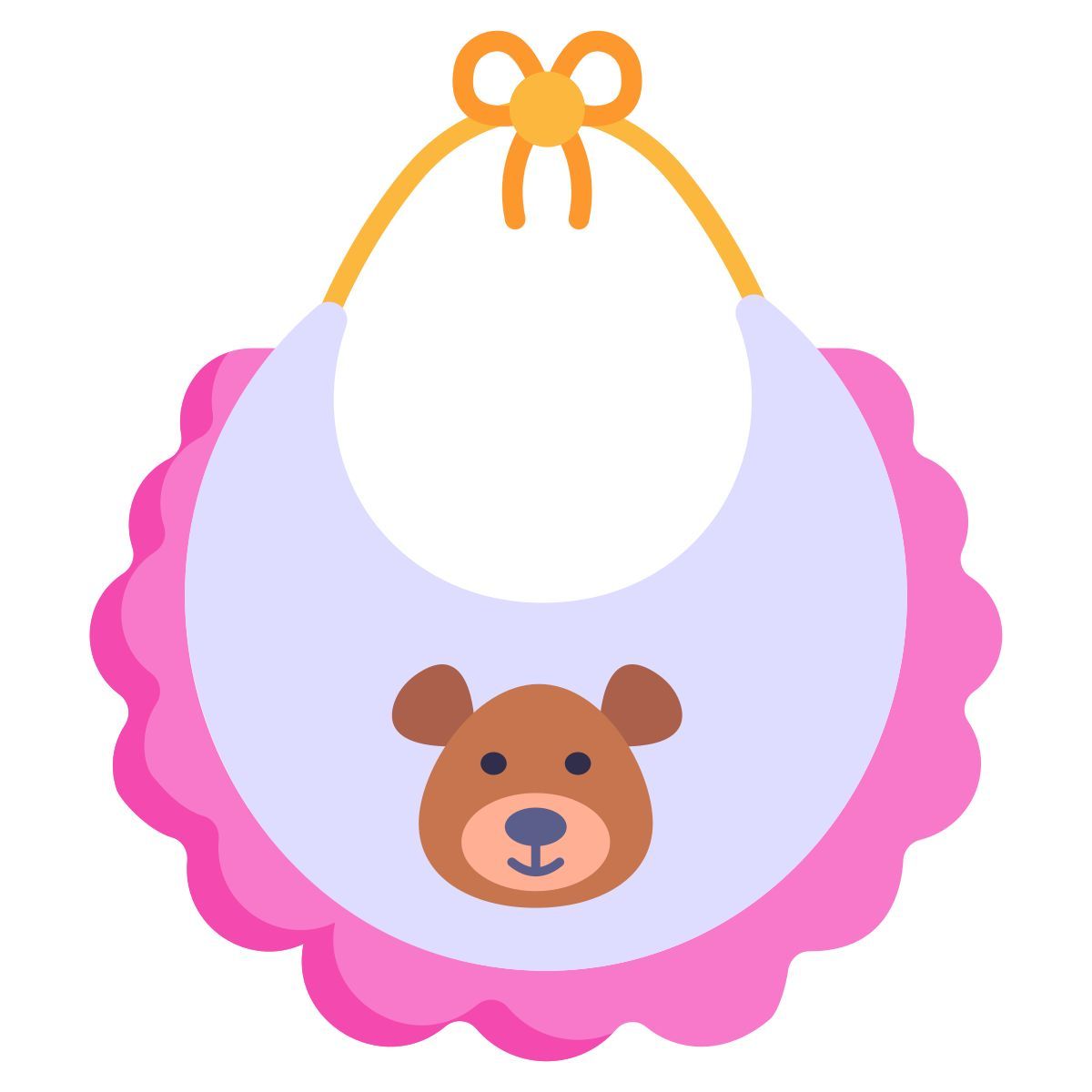 baby bib icon