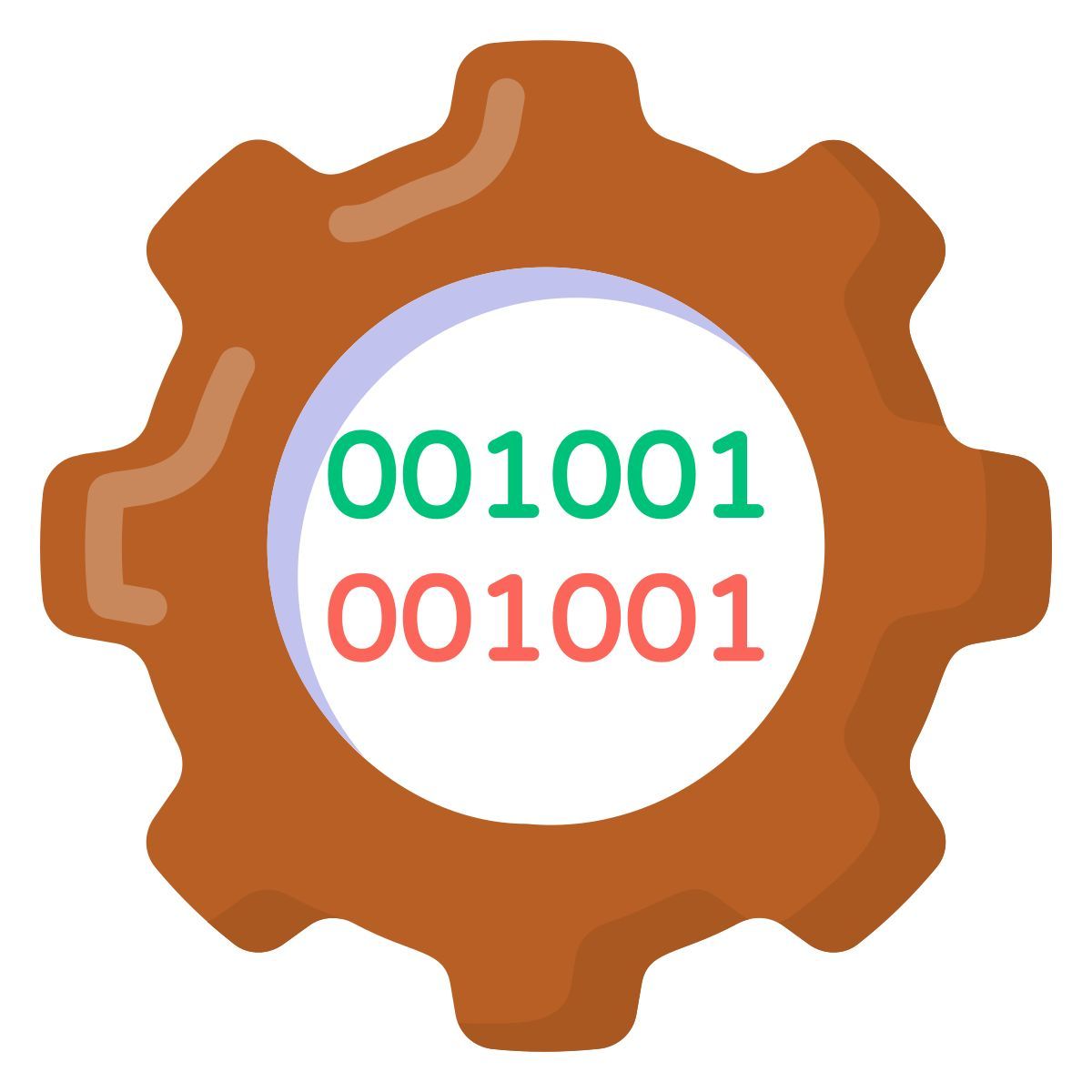 binary code icon