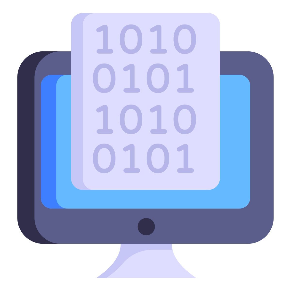binary code icon