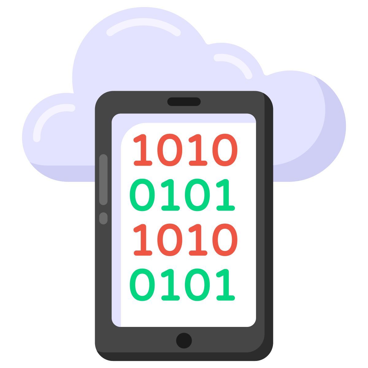 binary code icon