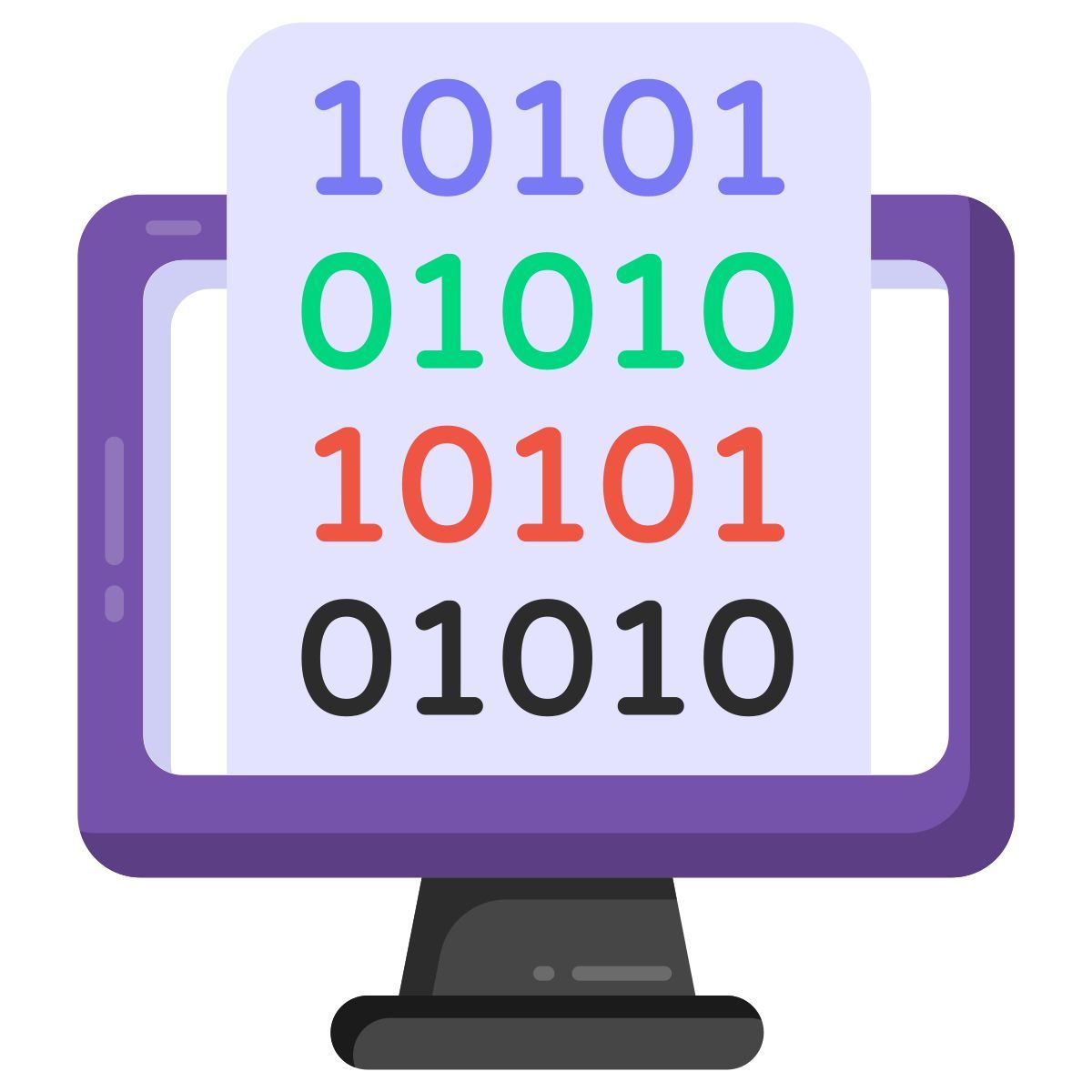 binary code icon
