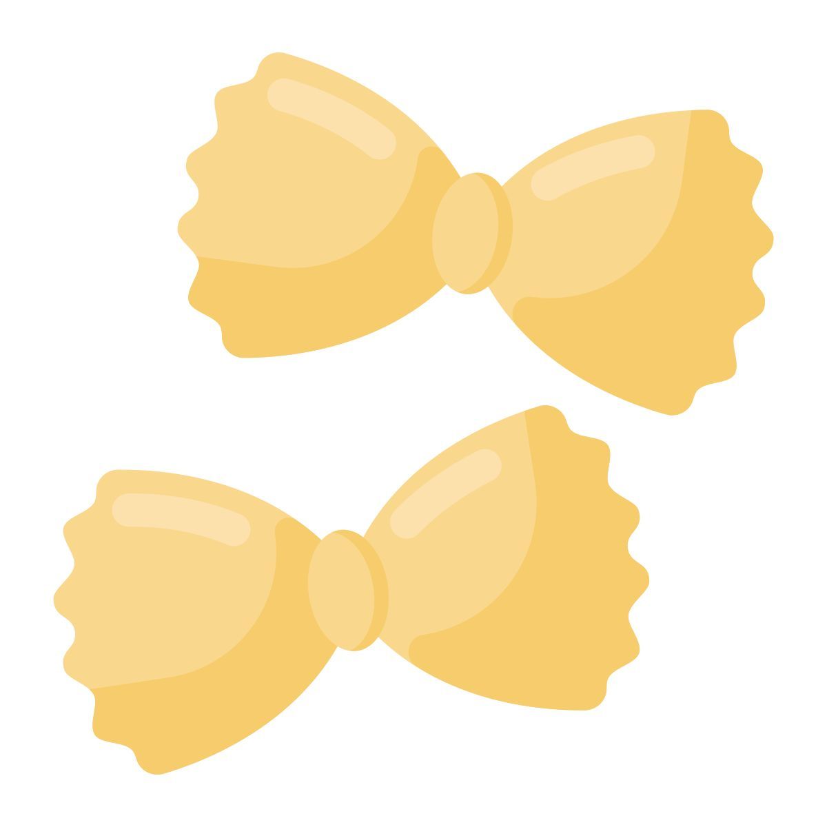 bow pasta icon