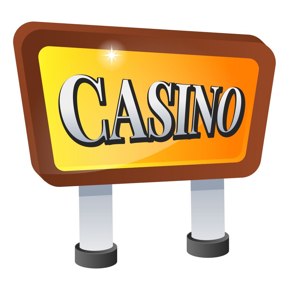 letrero de casino icon