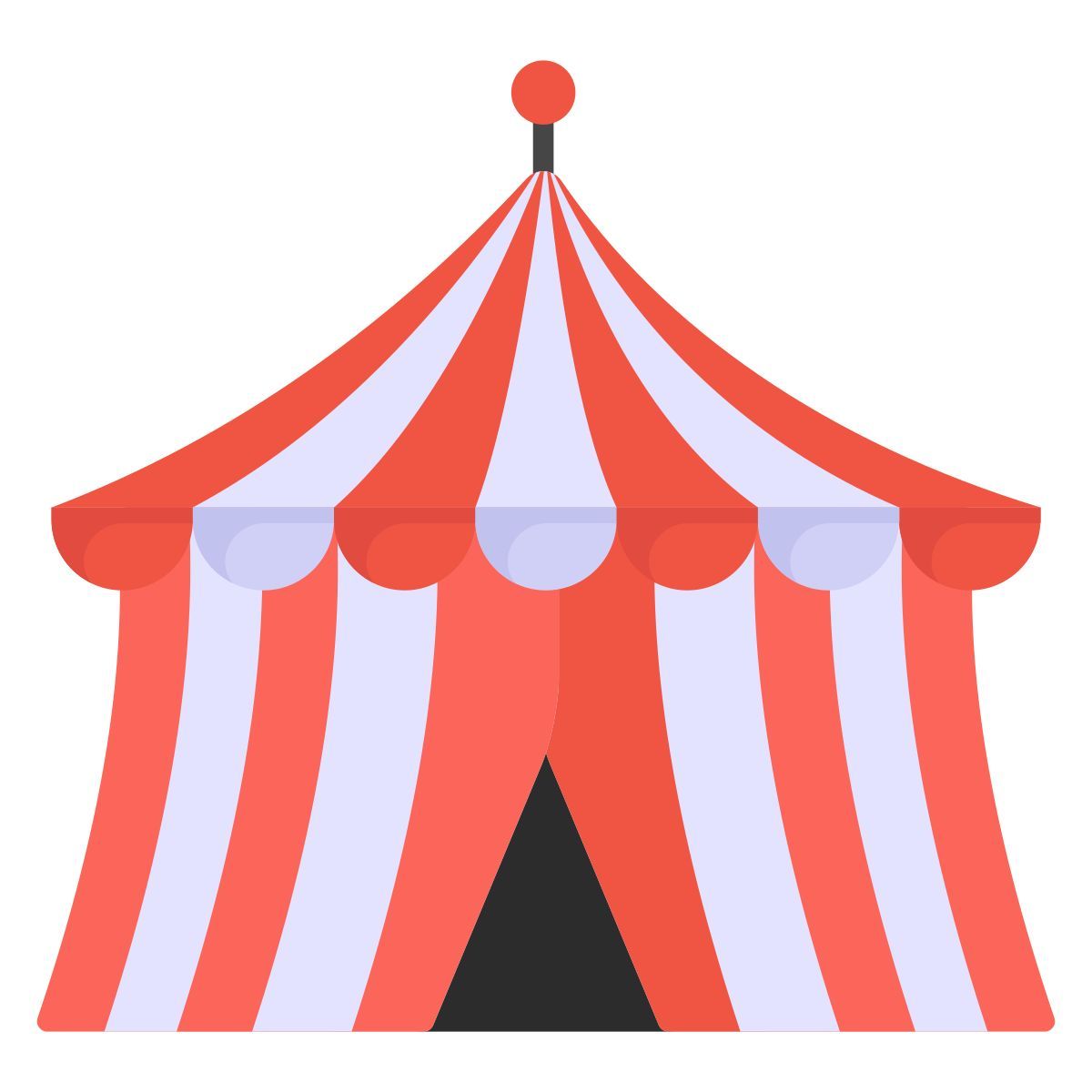 circus tent icon