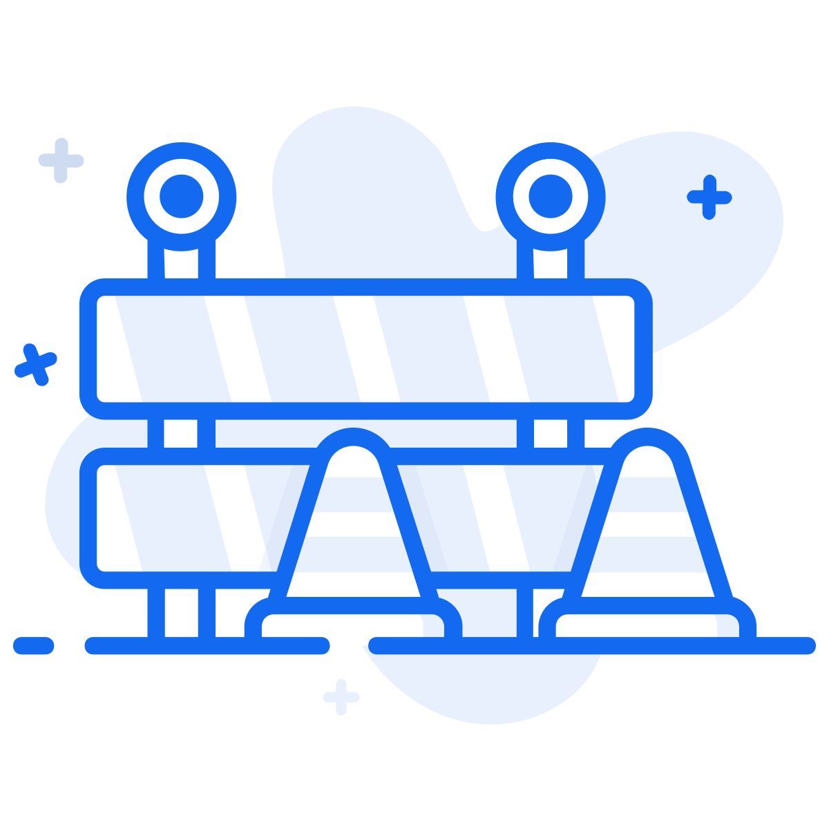 construction barrier icon