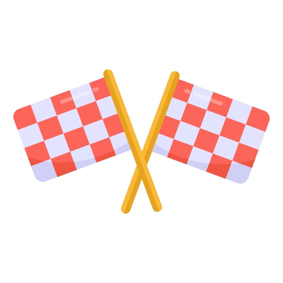 banderas cruzadas icon