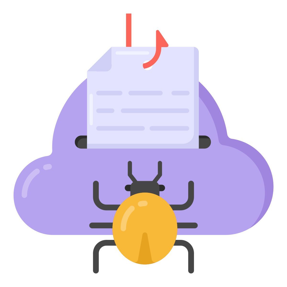 cyber attack icon