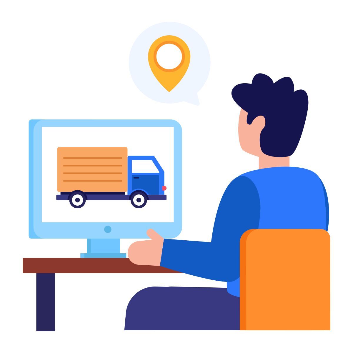 delivery tracking icon