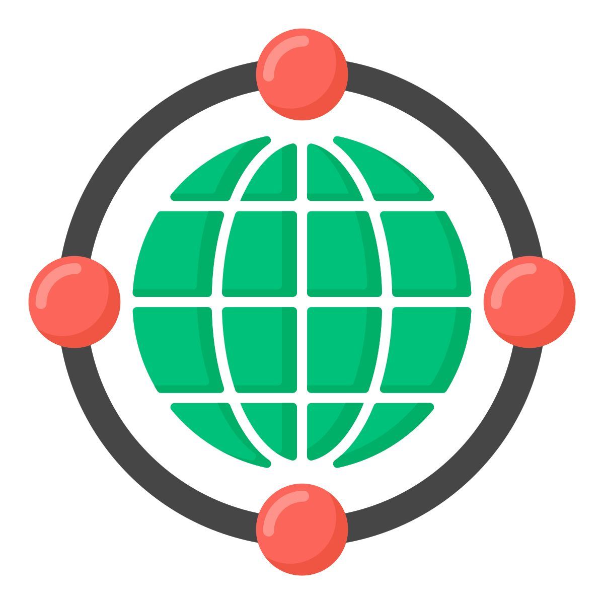 global connection icon